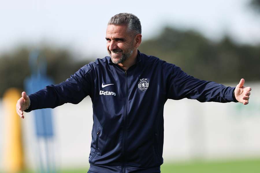 Rui Borges, treinador do Sporting Rui Borges, treinador do Sporting