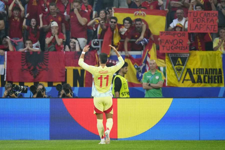 Ferran Torres a marcat singurul gol al partidei