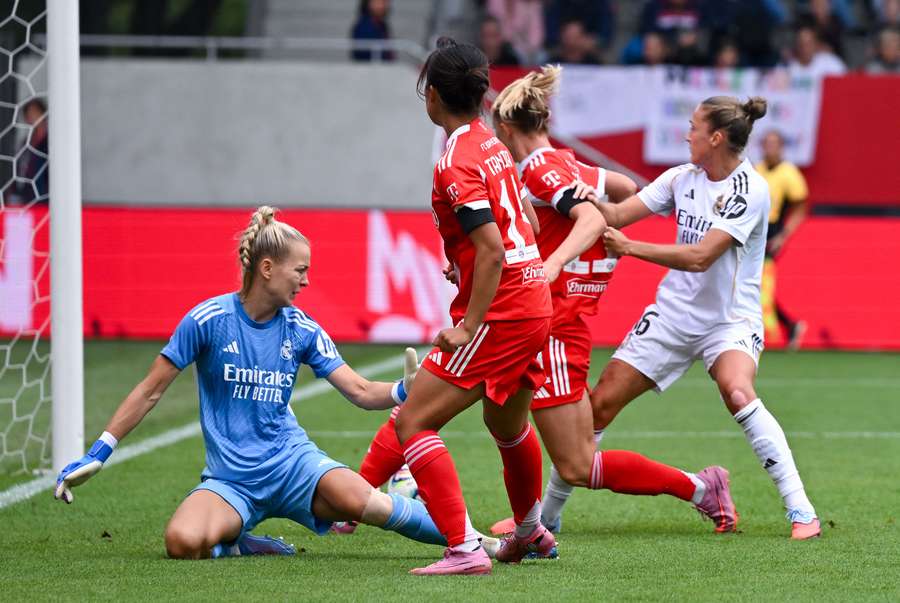 El Real Madrid femenino, muy inferior al Bayern en acierto e intensidad