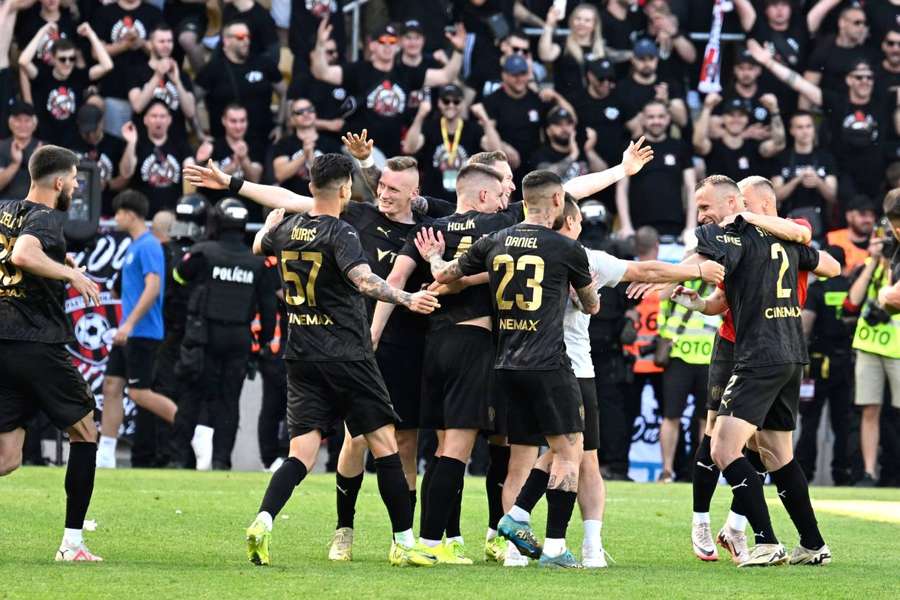 Radosť trnavských hráčov bola obrovská.