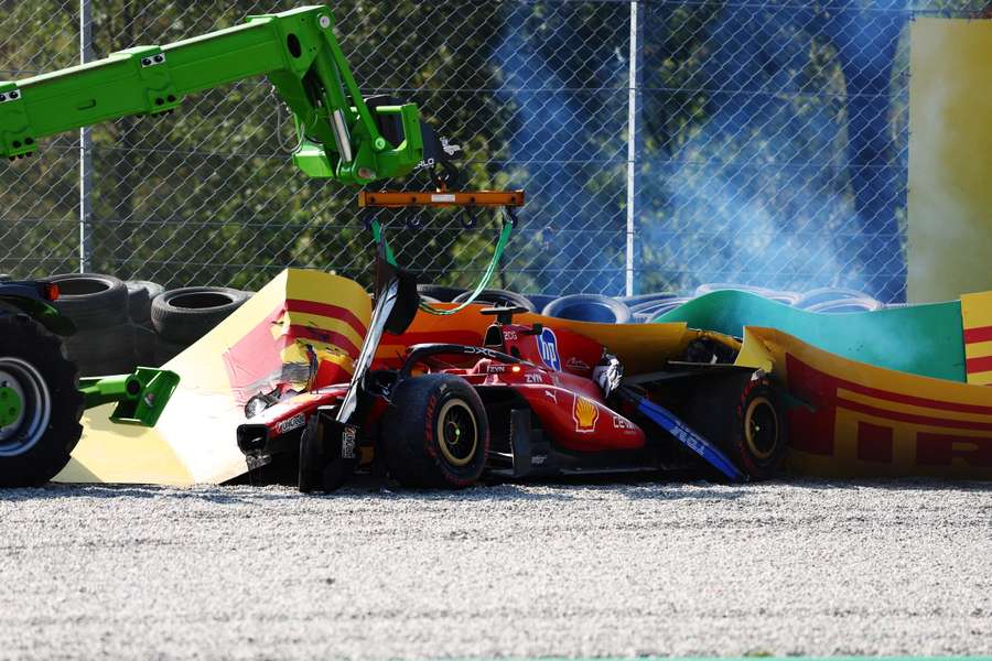 O Ferrari de Leclerc O Ferrari de Leclerc