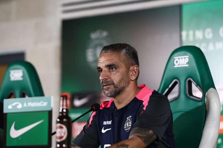 Rui Borges, treinador do Sporting Rui Borges, treinador do Sporting