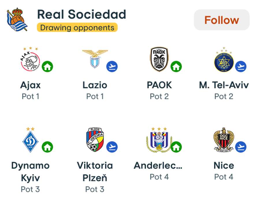 Adversari Real Sociedad