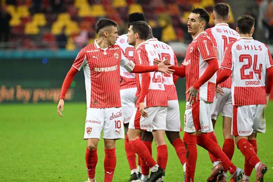 Cătălin Cîrjan se bucură după un gol marcat contra Otelului Galati Cătălin Cîrjan se bucură după un gol marcat contra Otelului Galati