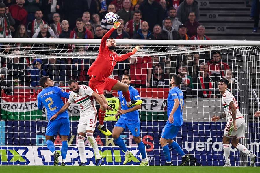 Donnarumma v pondelok večer proti Maďarom čaroval.