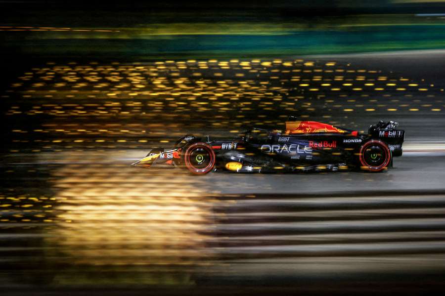 Red Bull's Max Verstappen during qualifying