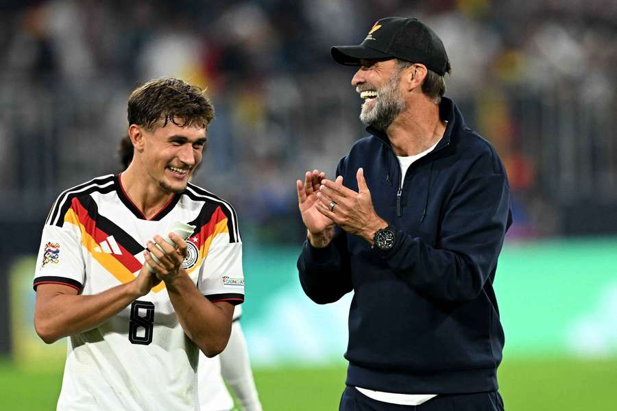Klopp war nach dem Sieg gegen Serbien überglücklich Klopp war nach dem Sieg gegen Serbien überglücklich