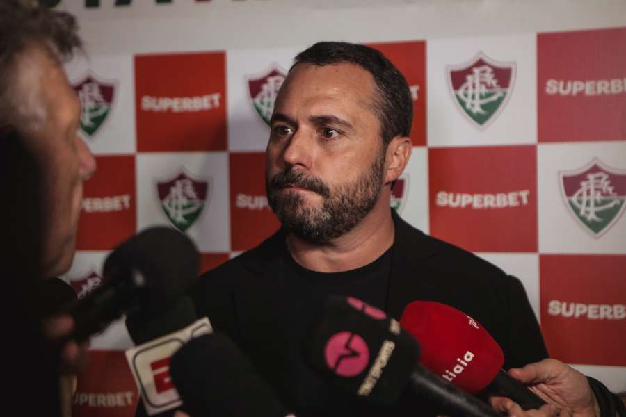 Mário Bittencourt, presidente do Flu Mário Bittencourt, presidente do Flu
