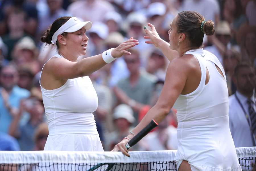 Anisimova i Sabalenka po półfinałowym meczu na Wimbleodnie