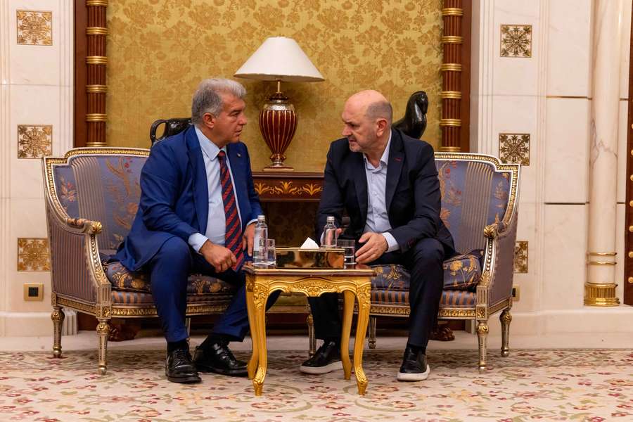 Joan Laporta y Rafael Louzán