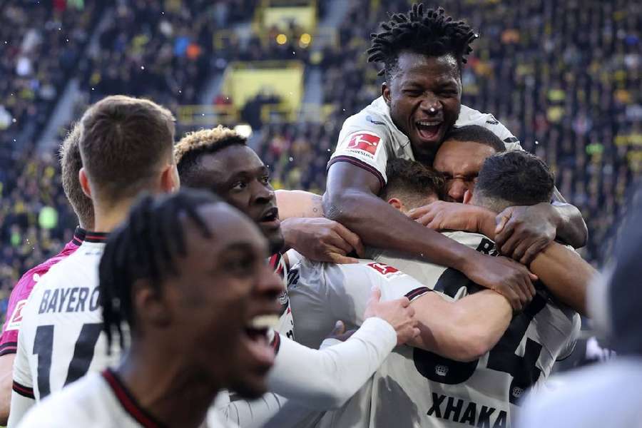 O Leverkusen sagrou-se campeão alemão pela primeira vez em 2023/24.