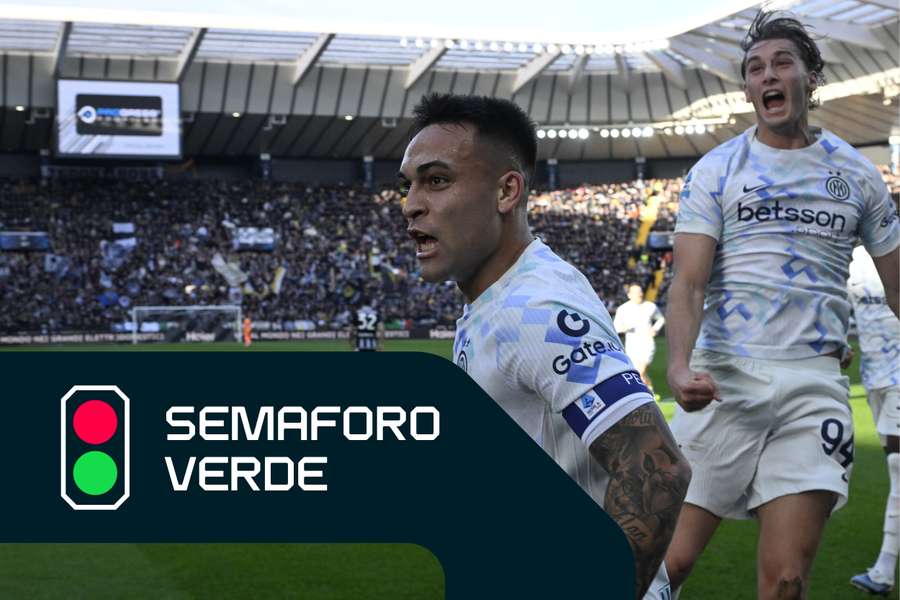 L'esultanza di Lautaro