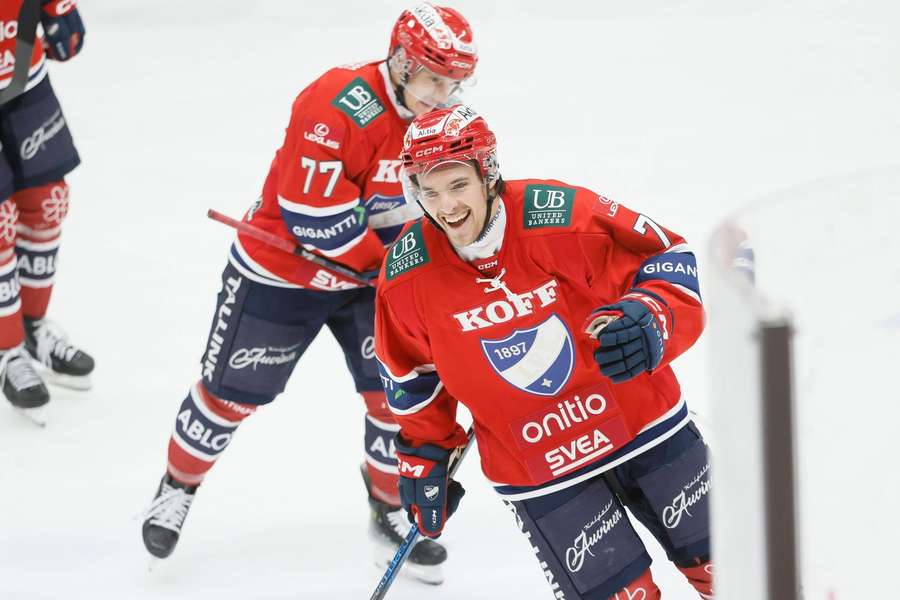 Daniel Makiaho picked up an assist for HIFK in their shock win