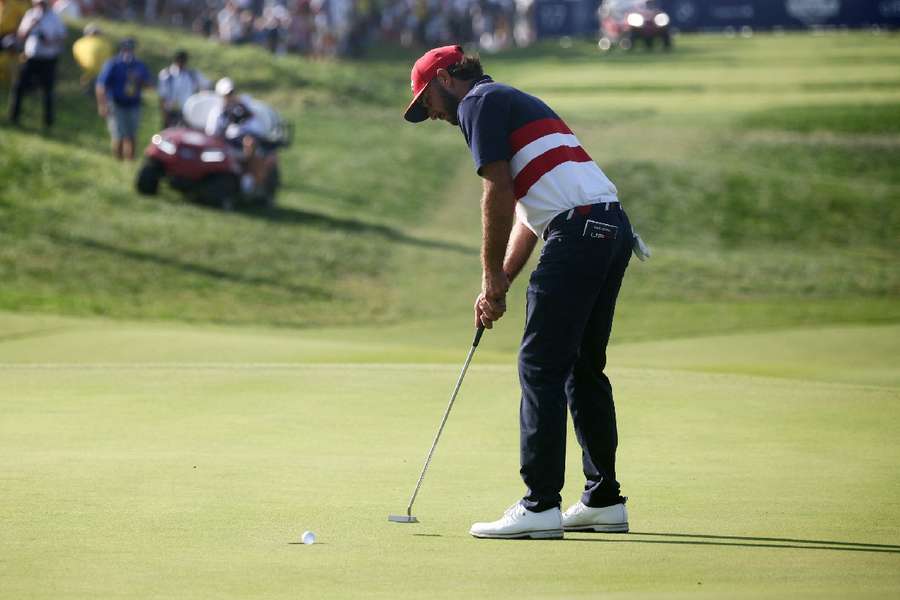 Max Homa in action during the Ryder Cup