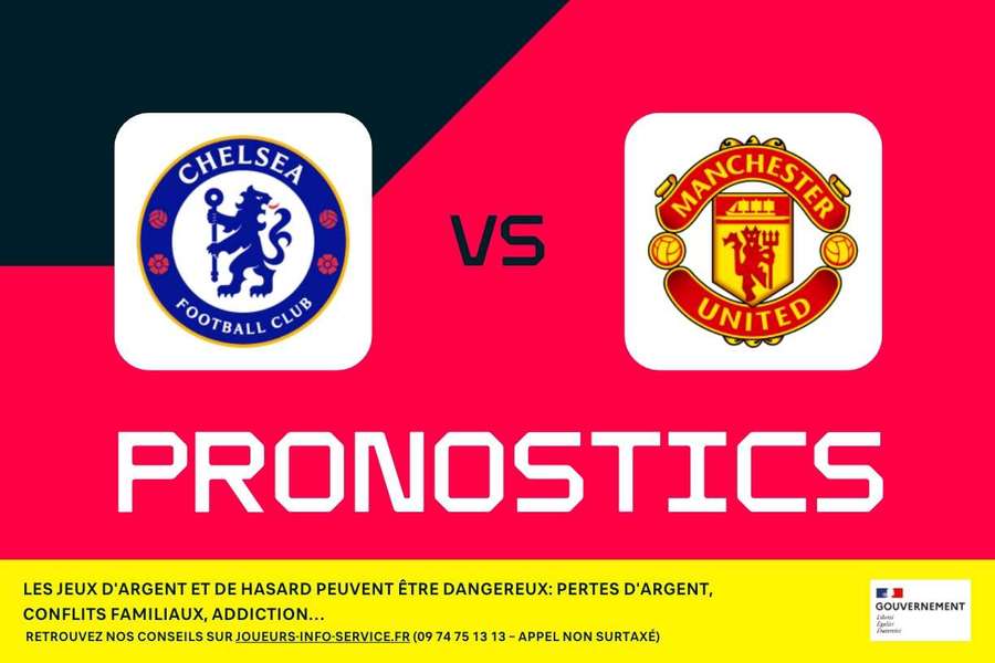 Chelsea - Manchester United : pronostics, meilleurs paris et cotes (Premier League)
