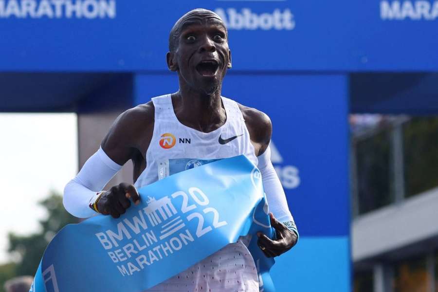 Eliud Kipchoge won the Berlin Marathon earlier this year.