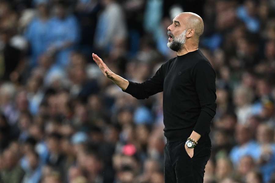Pep Guardiola ist zu einer verletzungsbedingten Pause gezwungen.