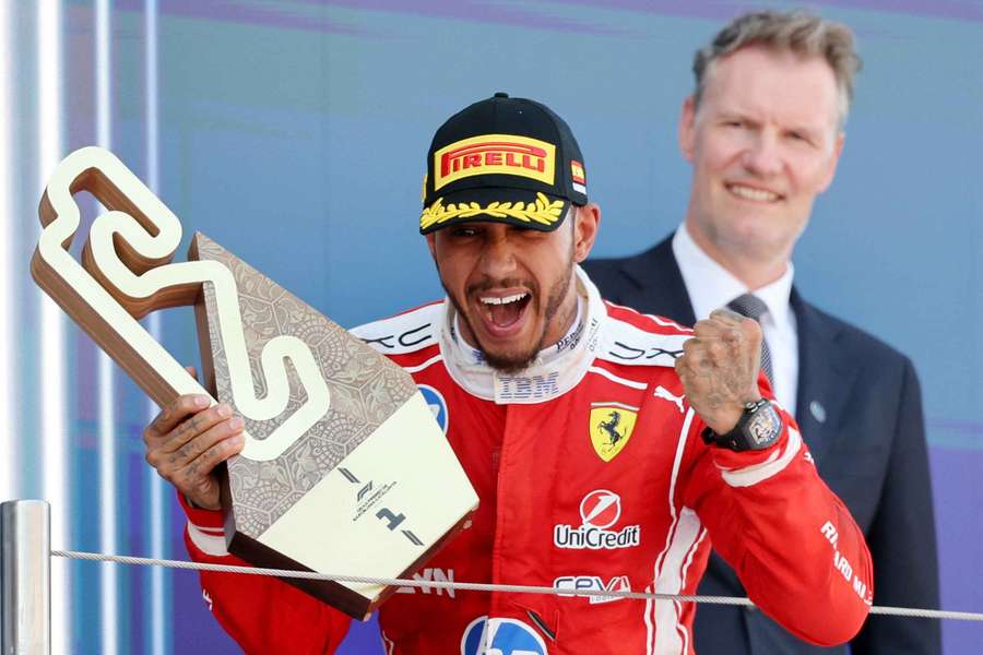 Hamilton zaknihoval pamätný triumf. Hamilton zaknihoval pamätný triumf.