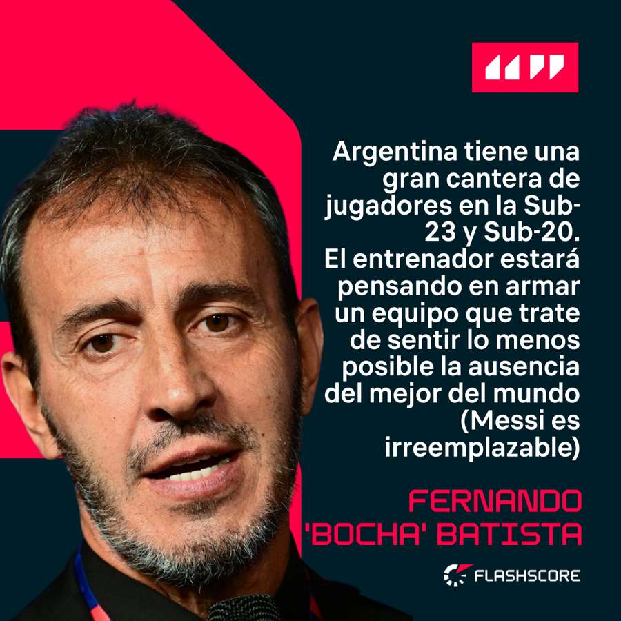 Fernando ‘Bocha’ Batista sobre el retiro de Messi de la Selección Argentina Fernando ‘Bocha’ Batista sobre el retiro de Messi de la Selección Argentina