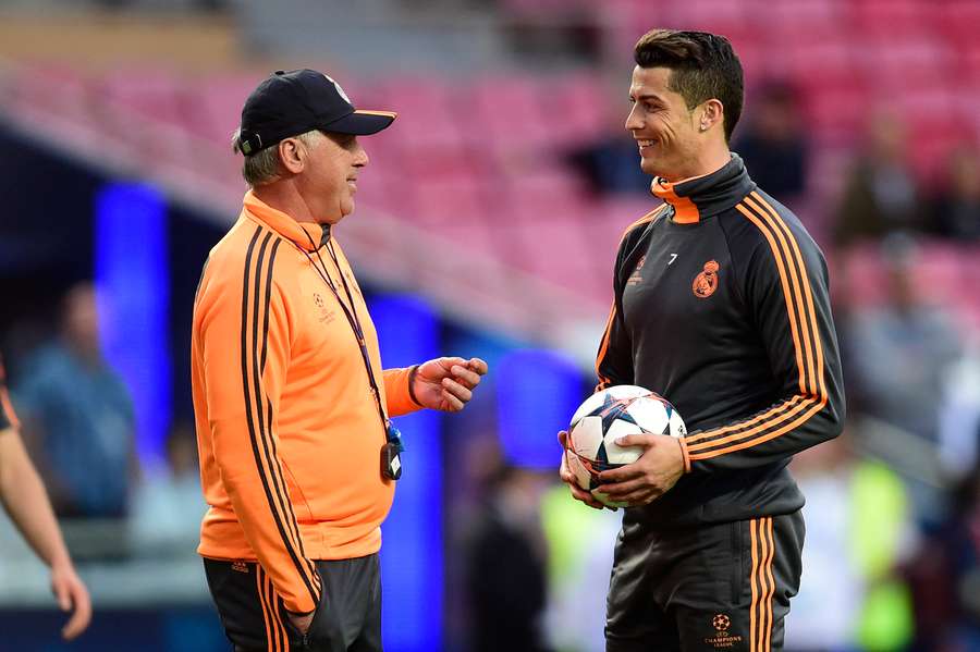 Ancelotti trenował Cristiano Ronaldo w Realu Madryt w latach 2013-2015