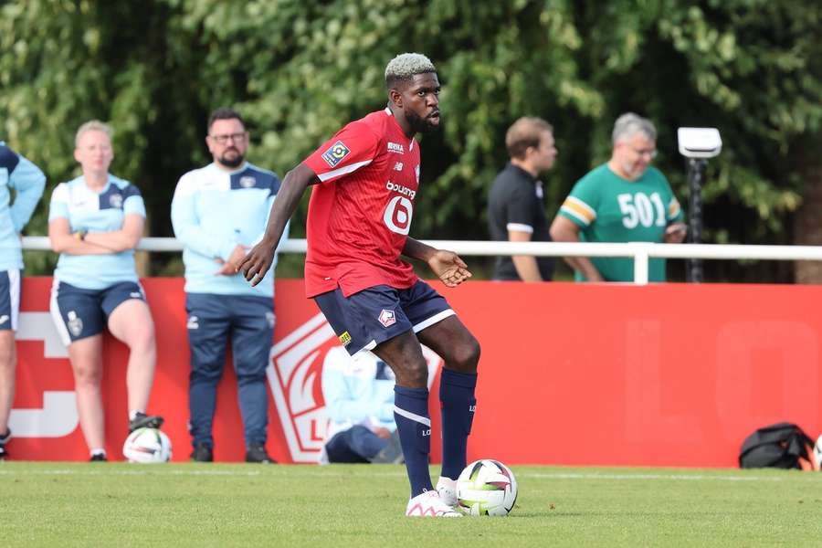 Umtiti in action for Lille