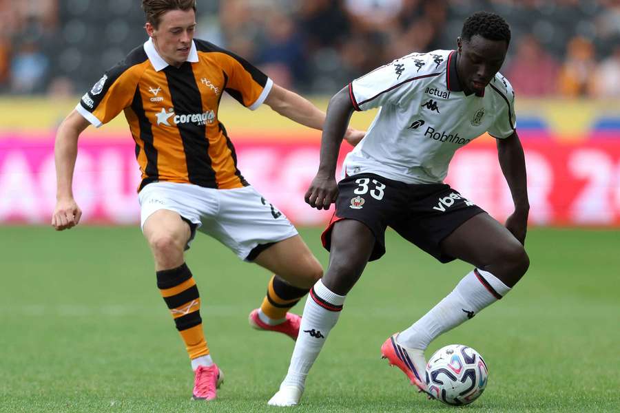 Antoine Mendy lors de la présaison face à Hull City. Antoine Mendy lors de la présaison face à Hull City.