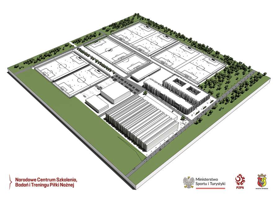 Projekt Narodowego Centrum Szkolenia, Badań i Treningu Piłki Nożnej w Otwocku