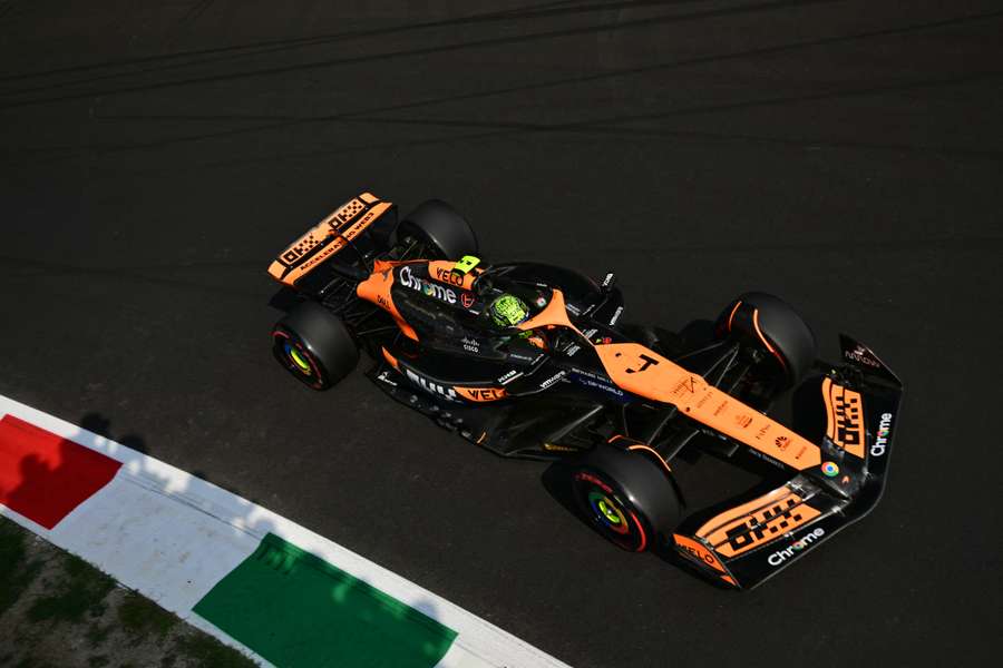 Lando Norris sulla McLaren