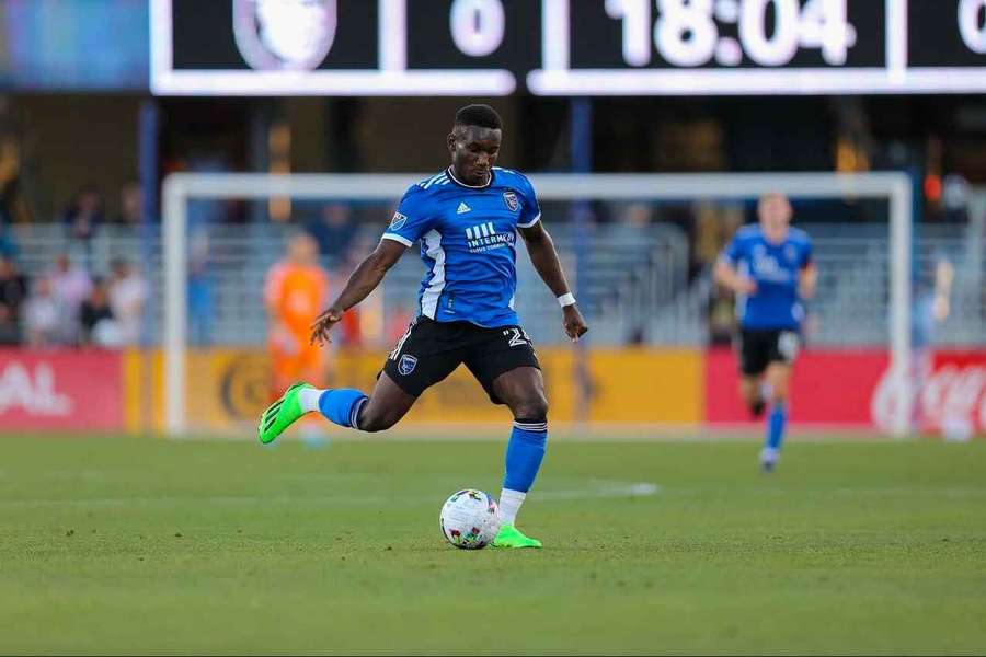 Bouda in action in the MLS