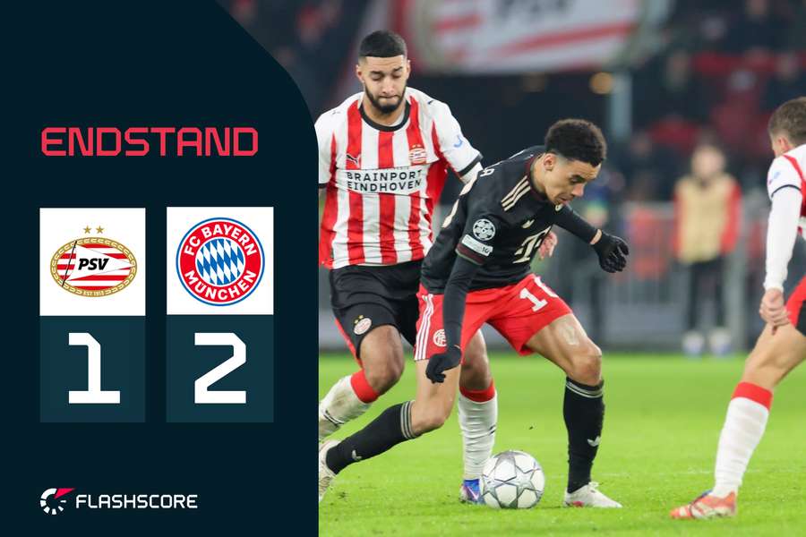 Musiala (m.) traf zum zwischenzeitlichen 1:0 für die Bayern.