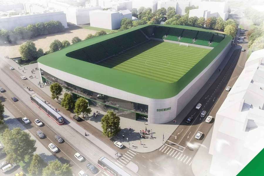 Vršovický klub představil novou podobu stadionu Bohemians po rekonstrukci