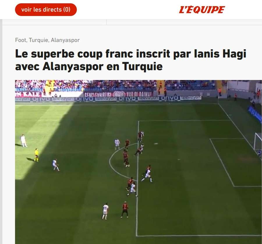 Ianis Hagi în presa franceză