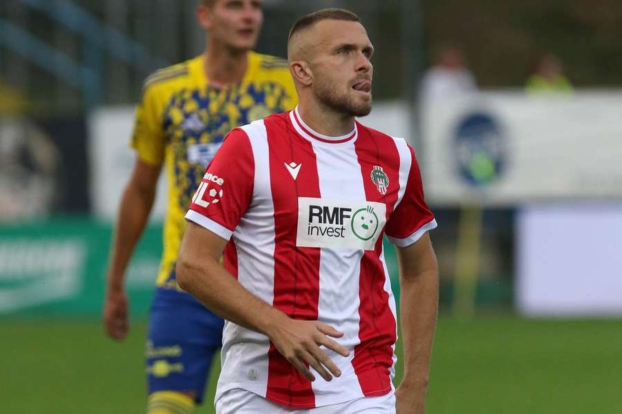 Jiří Sodoma na archivním snímku v dresu Viktorie Žižkov.