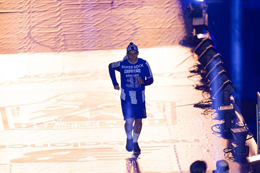 Gabri Veiga nos festejos do título do FC Porto