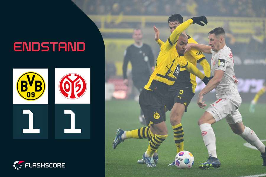 Mainz trotzt Dortmund einen Punkt ab. 