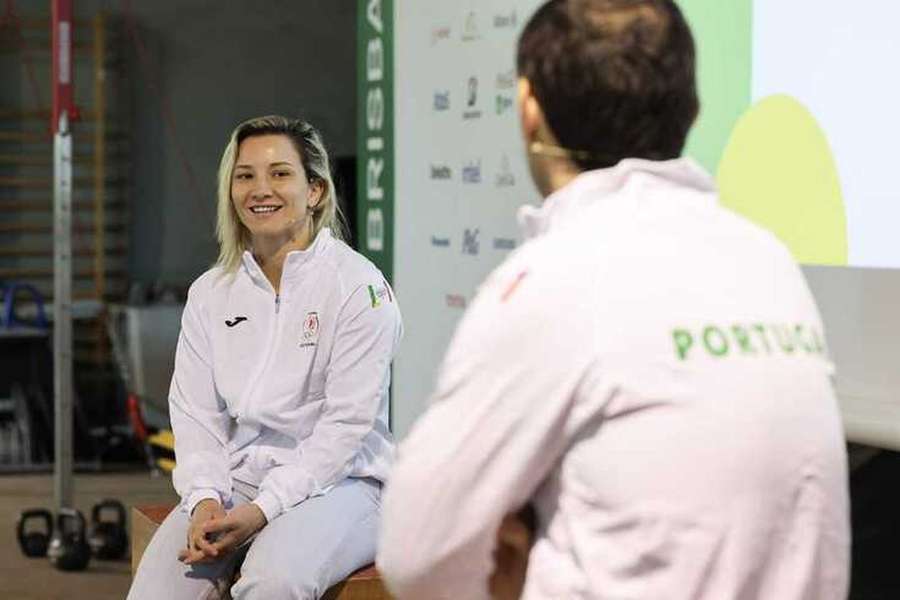 Telma Monteiro encerrou o Encontro Nacional de Esperanças Olímpicas