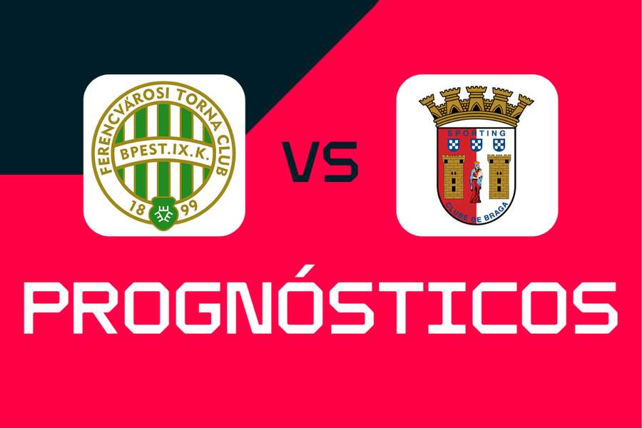 Ferencvaros - Braga: Prognósticos, melhores apostas e odds (Liga Europa)