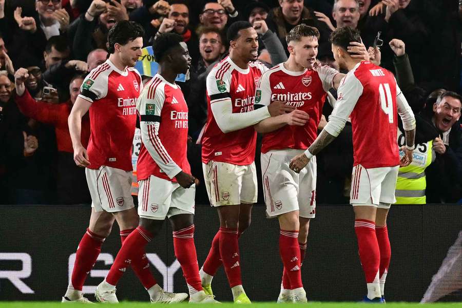 O Arsenal é líder da Premier League