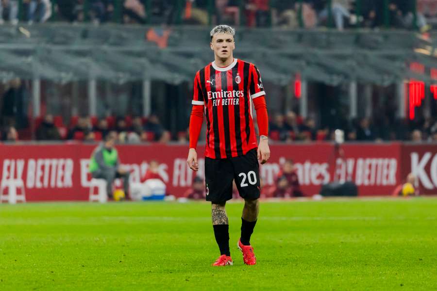 Álex Jiménez, durante un partido ante la Roma