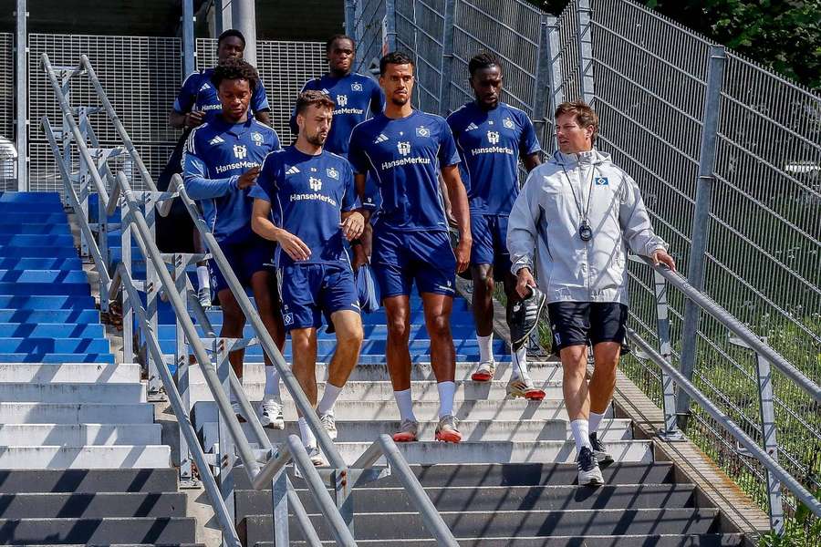 Polzin (r.) und seine Hamburger haben sich für die Bundesliga-Saison einiges vorgenommen