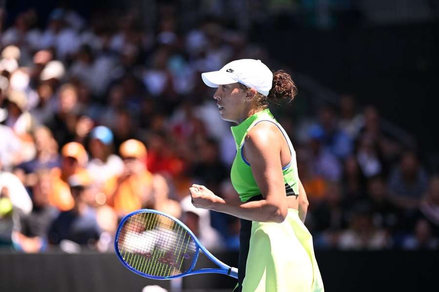 Madison Keys segue em frente