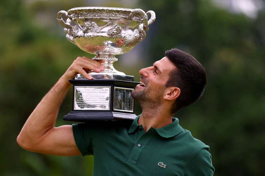 Djokovic won his 10th Australian Open title on Sunday