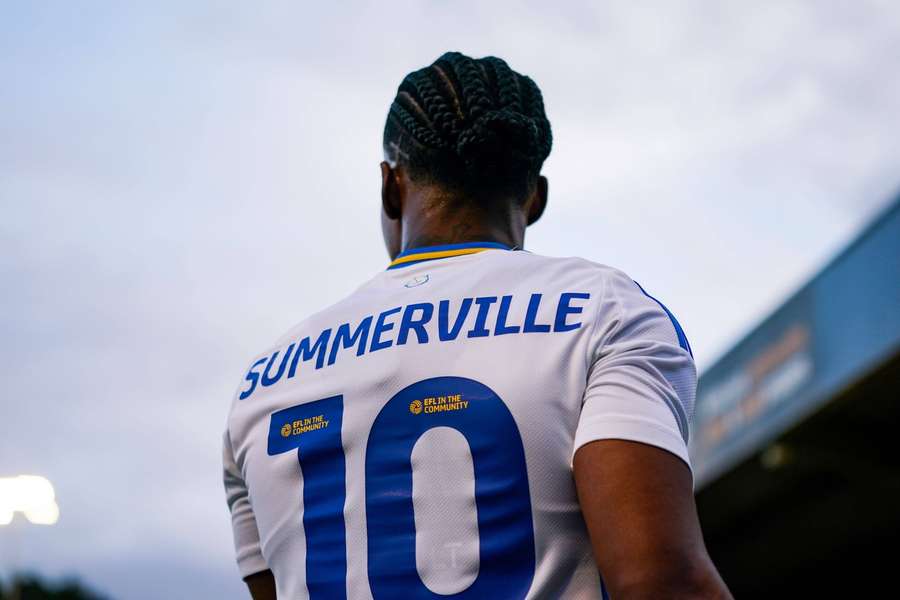 Summerville during his time at Leeds