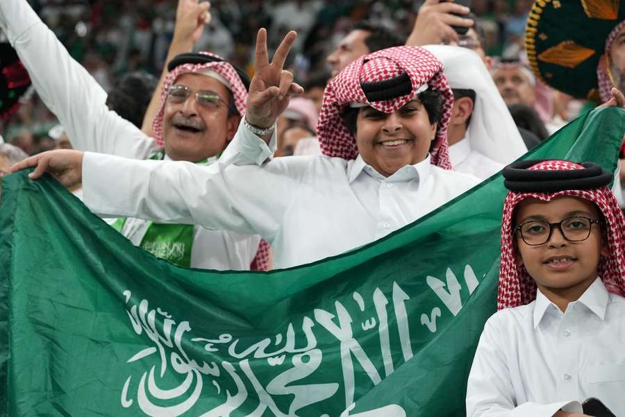 Saudische fans zijn wel wat gewend