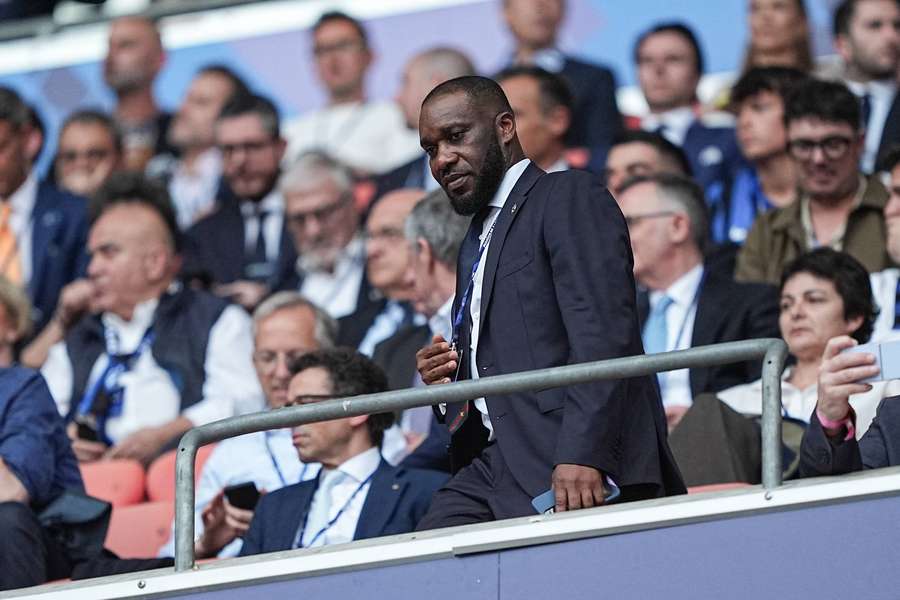 Okocha watches on during the 2025 Champions League final Okocha watches on during the 2025 Champions League final