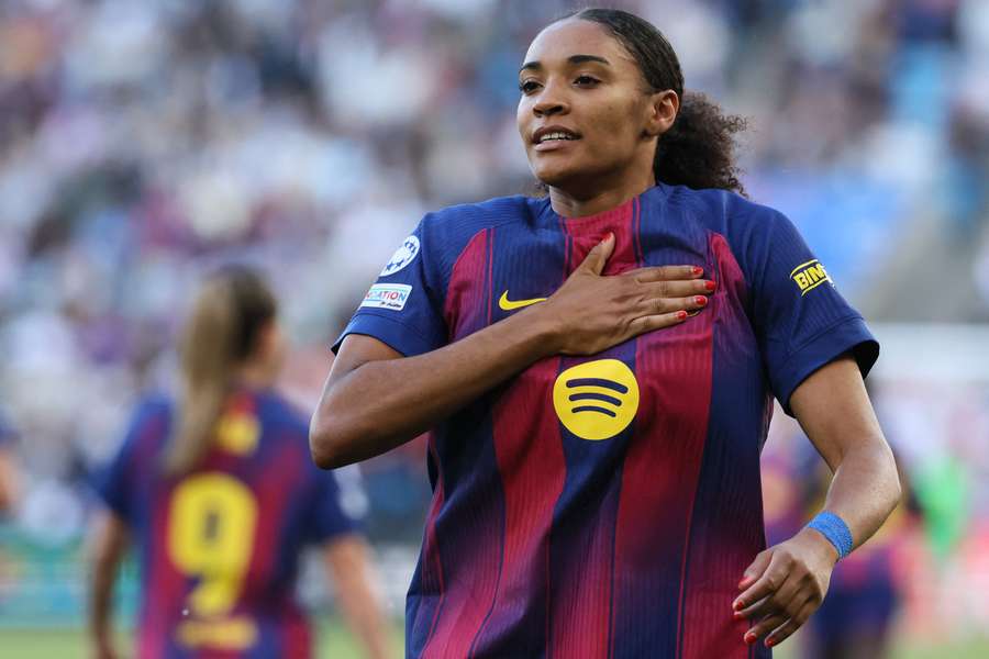 Salma Paralluelo lors de la finale de la Ligue des champions 2026.