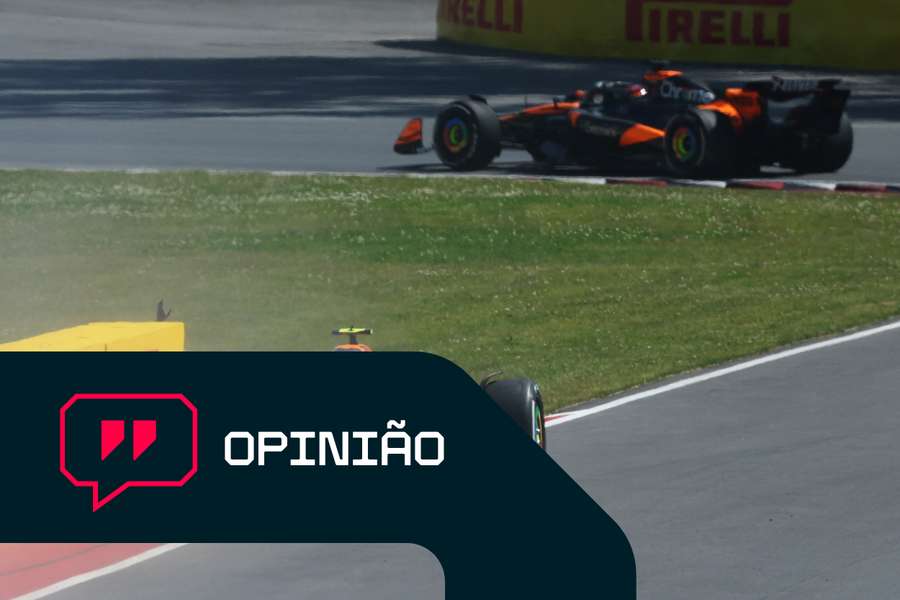 Lando Norris abandonou o Grande Prémio do Canadá depois de colidir com Oscar Piastri