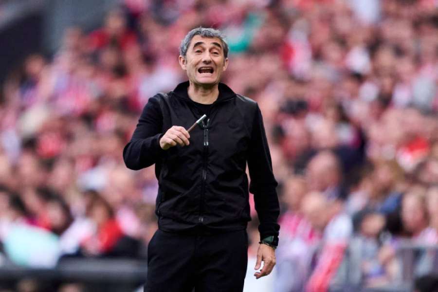 Valverde no banco do Athletic