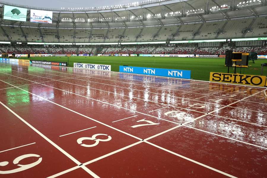 Muita chuva em Budapeste