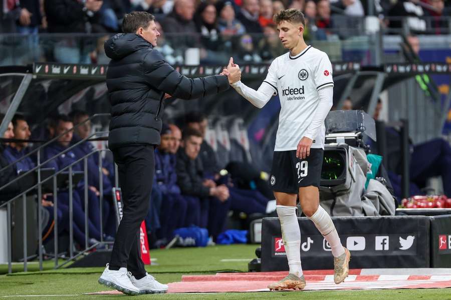 Lindström beim Spiel gegen die Hertha